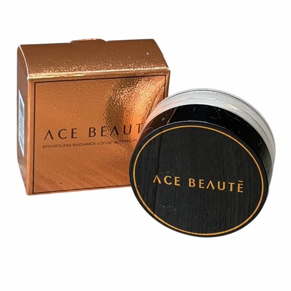 5/$25💜 Ace Beauté Effortless Radiance Loose Setting Powder Mini in Fair
